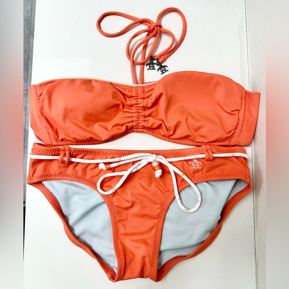 Original Penguin Halter Style 2-PC Bikini Set